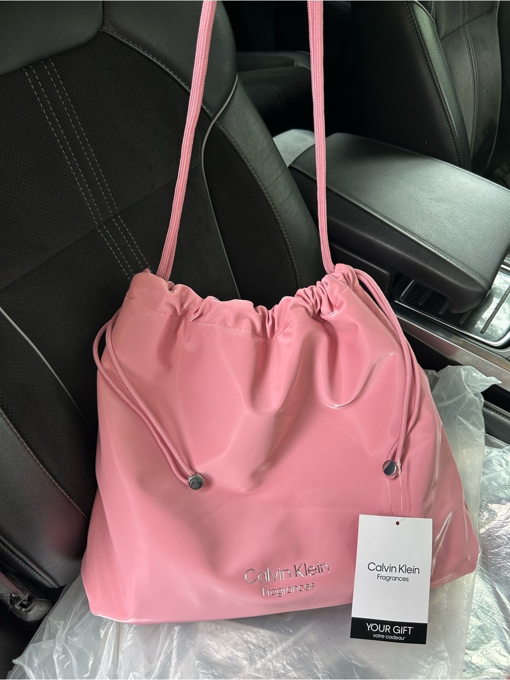 Calvin Klein Pink beauty bag